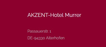 AKZENT-Hotel Murrer